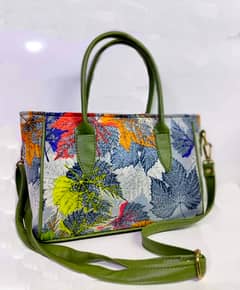Velvet fabric Handbag  