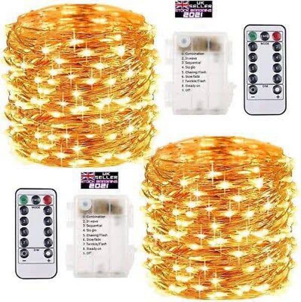 SUNNOW Fairy String Lights Battery Operated Waterproof (C89) 0