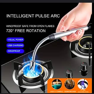 stove lighter rechargeable kitchen lighter plasma lighter 2