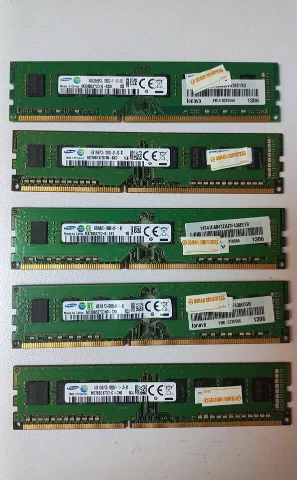4GB DDR3 Ram For PC Desktop 1600Mhz Imported Ram 5