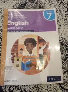 Oxford English work book for 7 grade