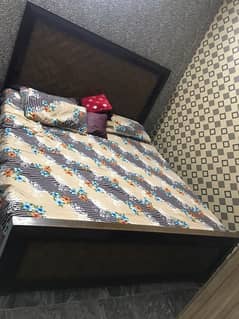 neat and clean double bed only