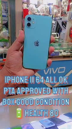 IPhone 11 64 GB PTA Approved With Box