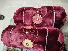 Two round pillows for sale