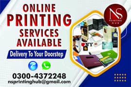 Printing services/Signboard/file cover/boxes/stickers/bags/diary/flyer
