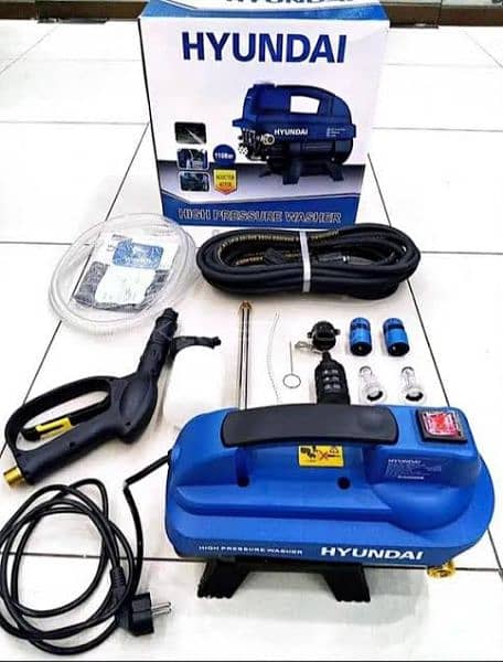 Hyundai High Pressure Car Washer - 110 Bar, Induction Motor 0