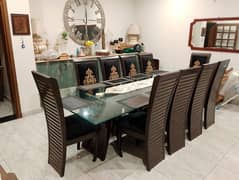 Dining Table Set 10 Chairs