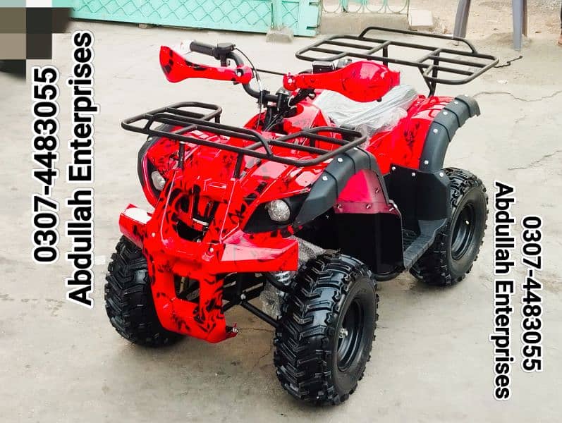 125cc Dubai Used QUAD BIKE atv 4 wheel with Reverse 4 sell 8