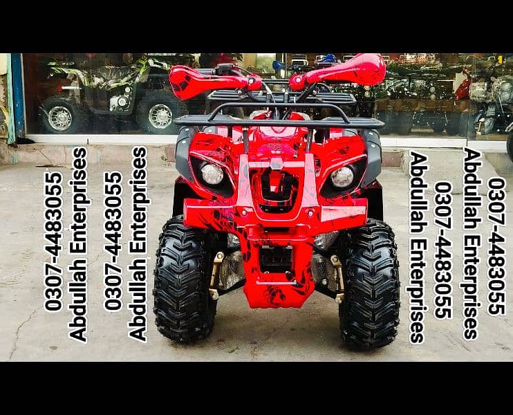 125cc Dubai Used QUAD BIKE atv 4 wheel with Reverse 4 sell 10