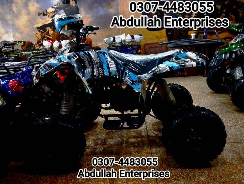 125cc Dubai Used QUAD BIKE atv 4 wheel with Reverse 4 sell 14