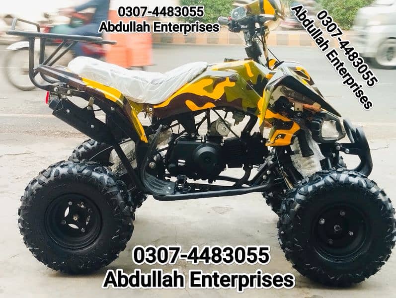 125cc Dubai Used QUAD BIKE atv 4 wheel with Reverse 4 sell 16