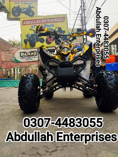 125cc Dubai Used QUAD BIKE atv 4 wheel with Reverse 4 sell 19