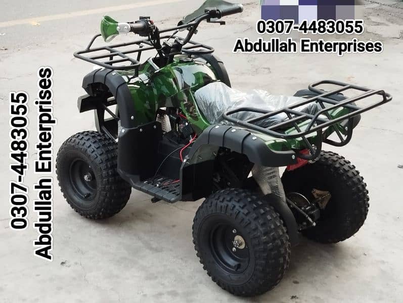 110cc Jeep model ATV quad bike 4 wheel with reverse gear for sale 3