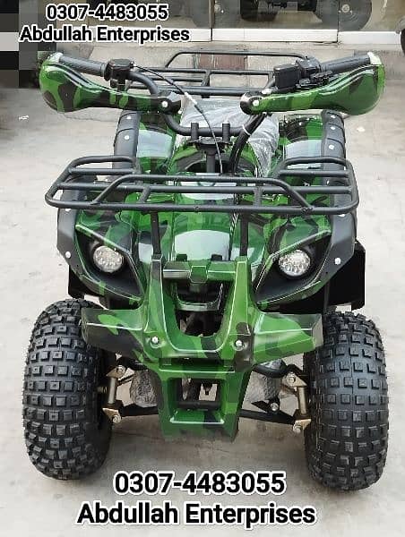 110cc Jeep model ATV quad bike 4 wheel with reverse gear for sale 8