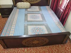 wooden Bed full set