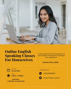Online English Spoken Course For housewives