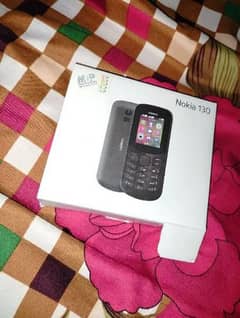 Nokia 130 With complete box with un use charger