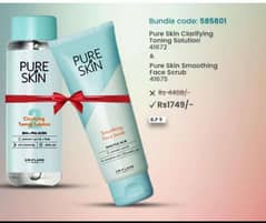 Pure skin toner & scrub at discount