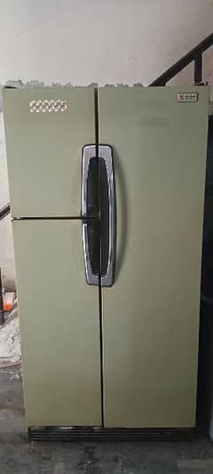 national 3 door fridge original condition