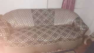 wooden foam sofa set