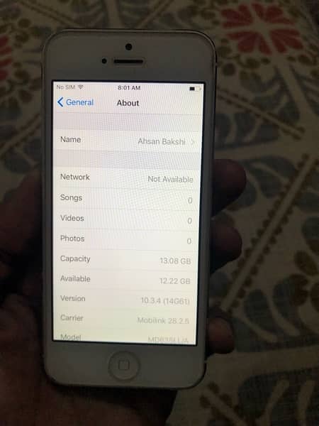 Iphone5 16GB White BYPASS GAMING PHONE 7