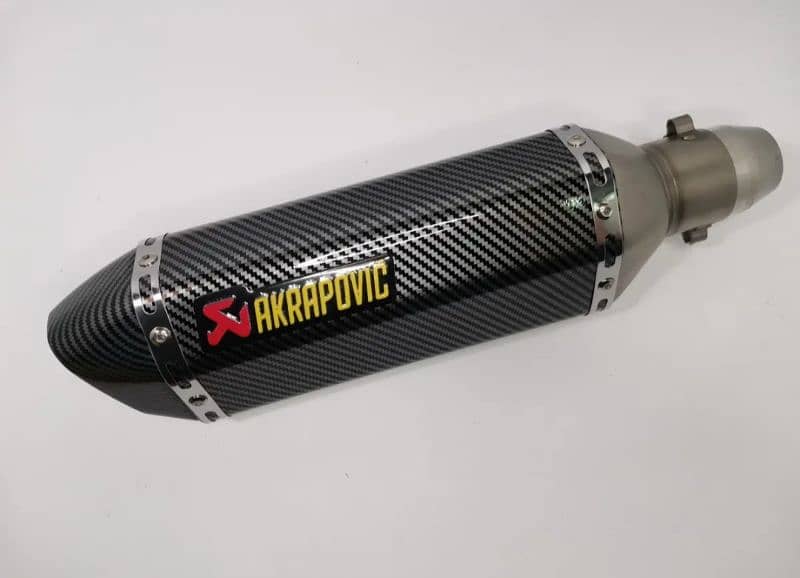 Premium Quality Imported SlipOn Exhaust withFittingClumps for any bike 6