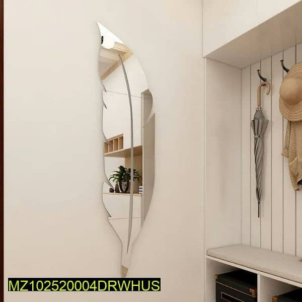 Acrylic Mirror Silver Leaf For Wall Decor 1