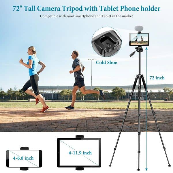 VICTIV 72" TRIPOD MOBILE STAND 3