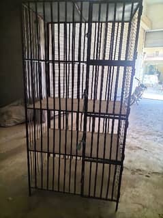 Hen cage for sale. ready to use 10/10 condition. bilkul new banwaya ha