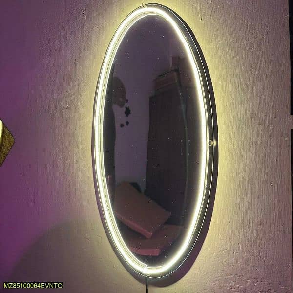 Golden Neon Selfie Acrylic Mirror for Room walls 1