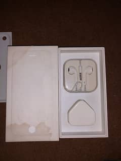 iPhone original earphones and charger with box