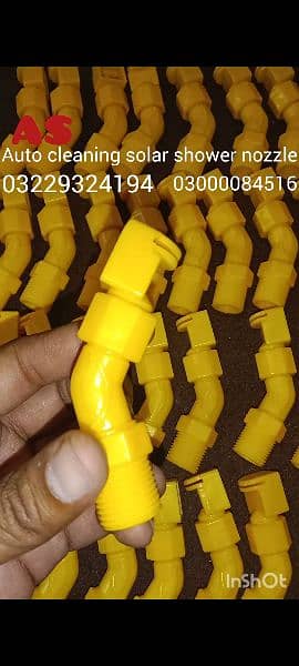 Auto cleaning shower nozzles for solar panel 0322-9324194-0300-0084516 4