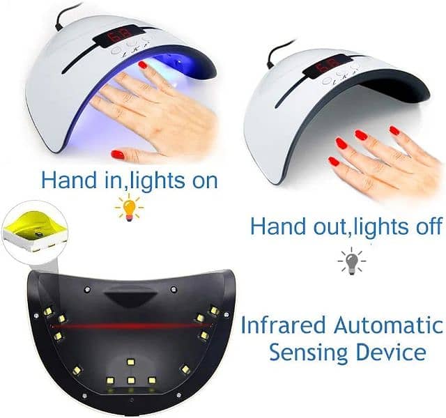 UV LED NAIL LAMP 36W WITH 3 TIMERS 2