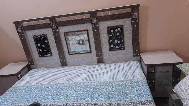 bed set available wardrobe side table with matress 2