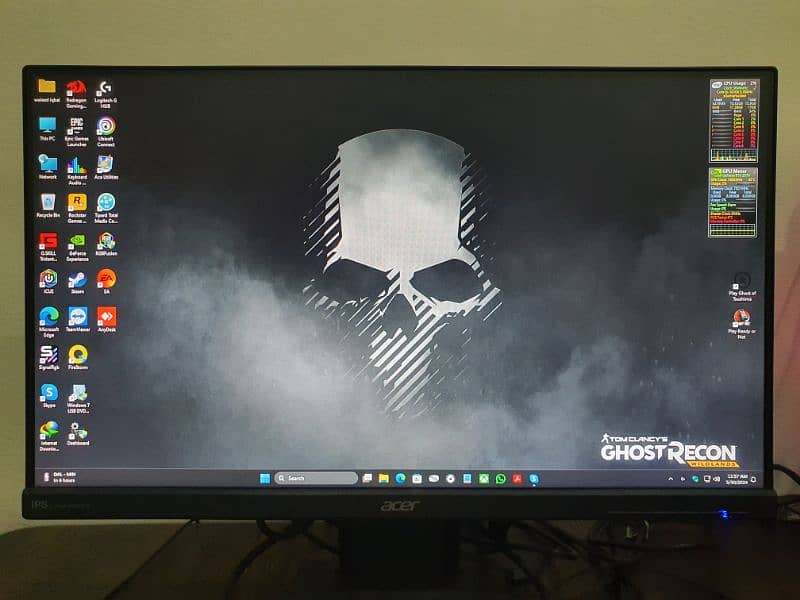 Acer 24 inch Borderless Gaming Monitor 75hz 5