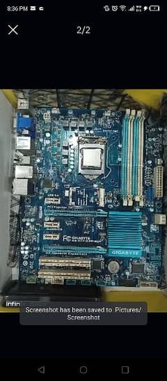 i5 2400 motherboard+cpu+ram combo