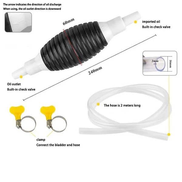 UNIVERSAL MANUAL GAS OIL PUMP TRANSFER FOR CARS 3