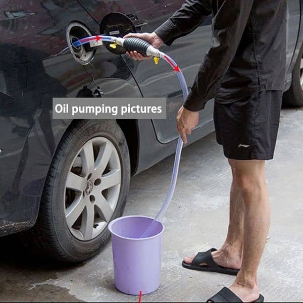 UNIVERSAL MANUAL GAS OIL PUMP TRANSFER FOR CARS 4