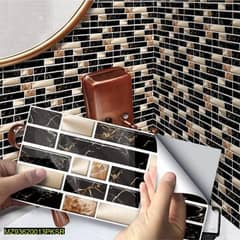 12 Pcs Self Adhesive Wall Tile Stickers