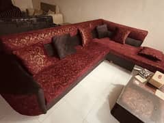 7 seater L shape for sale in turkish fabric