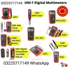 UNi-T Digital Multimeter Clamp Meters All Models Wholesale Price