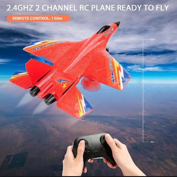 RC Glider FX803 Airplane 2CH 2.4G Remote Control Plane EPP Foam 7