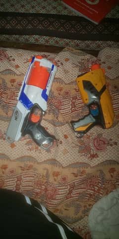 USED TOY GUNS WITH 1 amo
