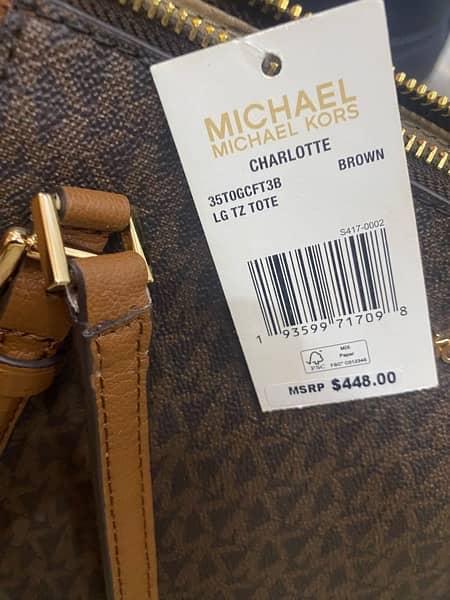 Michael Kors Charlotte handbag brown 6