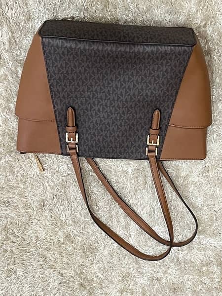 Michael Kors Charlotte handbag brown 7