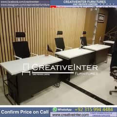 Executive Chair Office Table Reception Desk Counter Meeting Study Comp