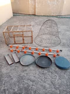 Cages, Trays and Auto Drinker for Sale in Tulsa road Lalazar Rwp