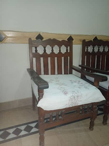 2 wooden chair for sale 1