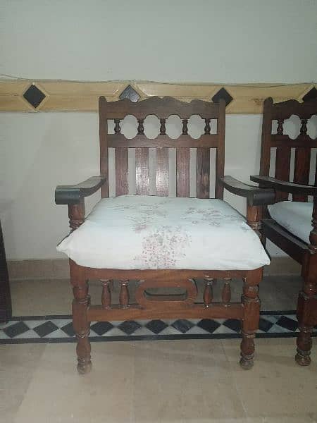 2 wooden chair for sale 3