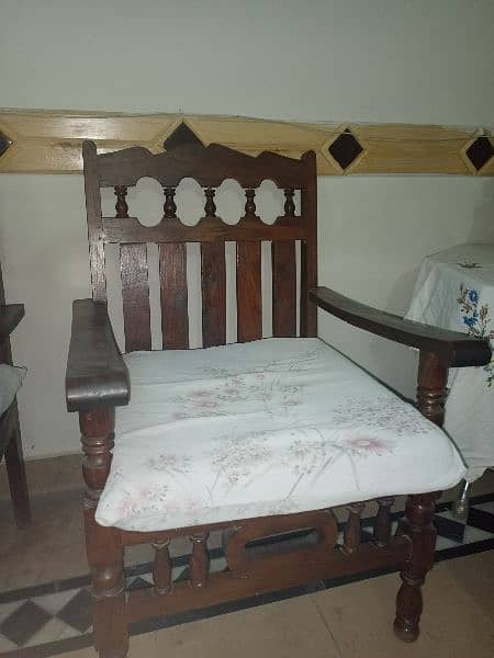 2 wooden chair for sale 4